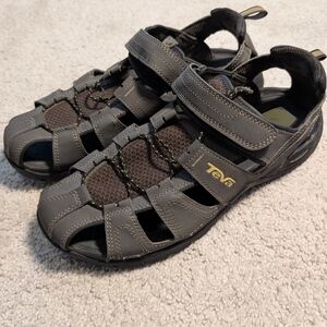 Teva Men's Size 11 Forebay Fisherman Water Sandals Brown Style 1001116 Outdoor